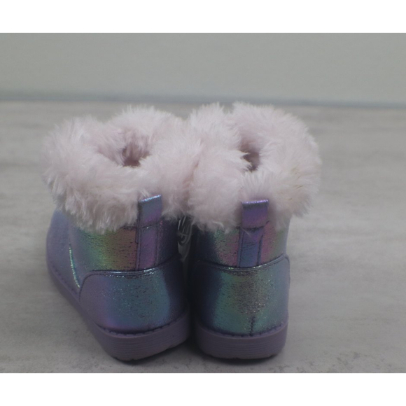 Taget Cat & Jack Toddler Girl Size 5 Oriole Fleece Ankle Fashion Boots NEW Shoes - Picture 5 of 9
